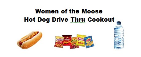 WOTM Drive thru Cookout 9-1-24 for Members and Qualified Guests