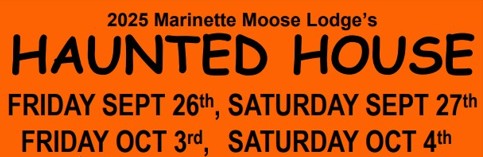 Marinette Moose Lodge Haunted House is Open to the Public on Sep 26-27 & Oct 3-4
